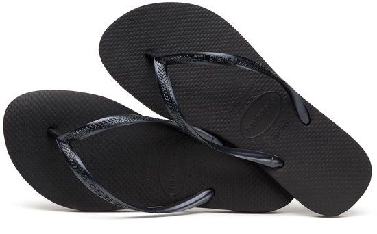 Havaianas Slim Slippers - Zwart - Dames - Maat 41/42 - Teenslippers