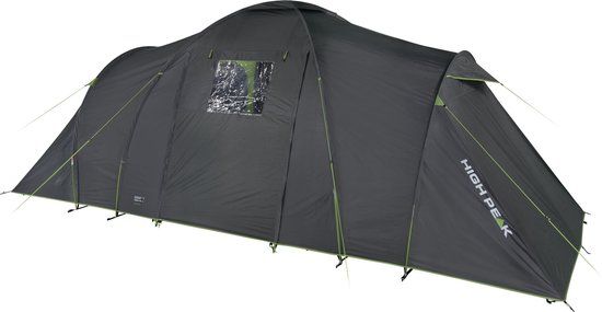 High Peak Como 6.0 Koepeltent - 6 Persoons - Grijs/Groen