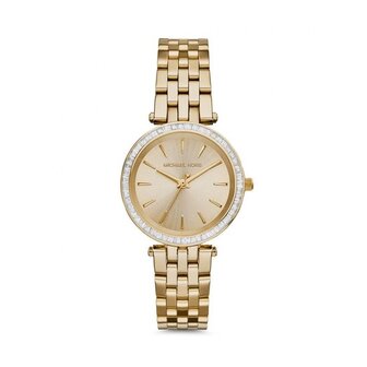 Michael Kors Darce Mini MK3365 - Dameshorloge - Goudkleurig - 33 mm - Staal - Saffierglas