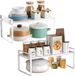 Unyqoos® Rekken Set voor Keuken en Badkamer, uitbreidbaar, voor efficiënte opslag