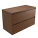 Saniclass Holz Pure Badkamermeubelset - 100x45x62cm - mat walnut pure