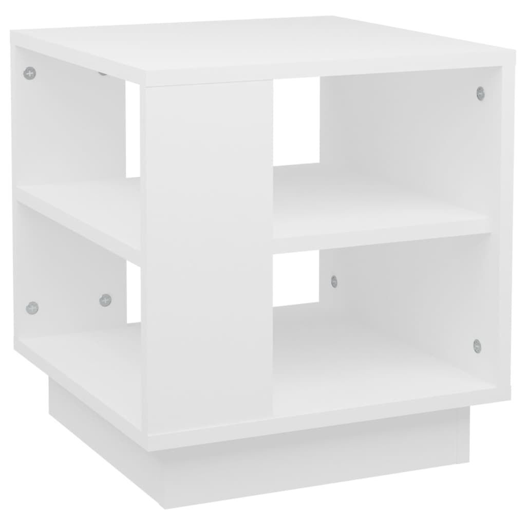 vidaXL Salontafel - 40x40x43 cm - Wit