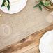 Chaks Jute tafelloper - 28 x 500 cm - beige