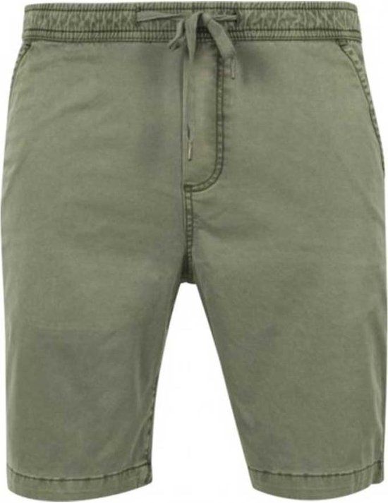 Urban Classics Stretch Twill Jogging Korte Broek - Groen - XL - Unisex