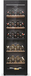 Haier Wine Bank 60 Serie 7 HWS236GDEH1 - Compressor Wine Cooler - 236 Bottles - Black