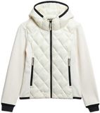 Superdry Heritage Stormjack met capuchon Dames Off White