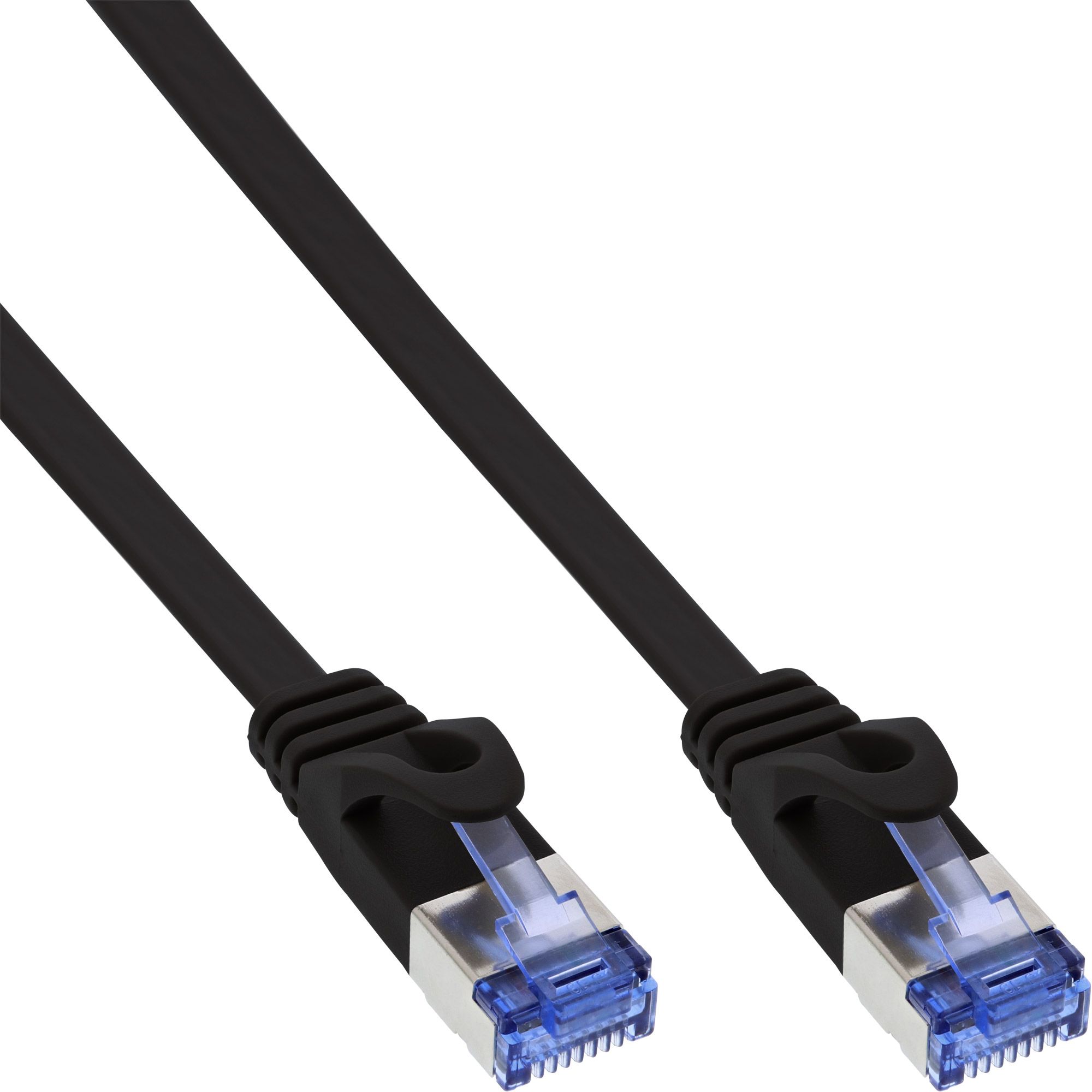 Inline RJ45/RJ45 Cat6a Netwerkkabel - 7m - Zwart - 71807S