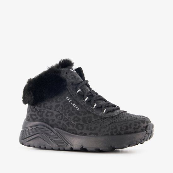 Skechers Uno Lite Meisjes Sneakers - Zwart