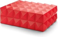 Colibri Quasar Cigar Humidor - Red - Cedar Lining - 40-45 Cigars