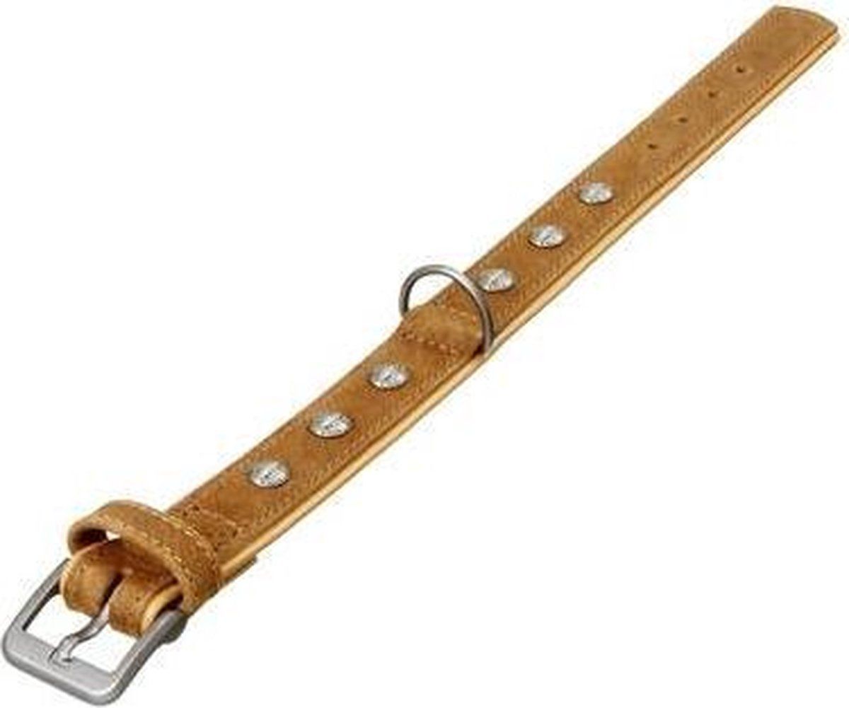 FLAMINGO Karlie Riem - Oriental Halsband - bruin / naturel 40mmx60 cm