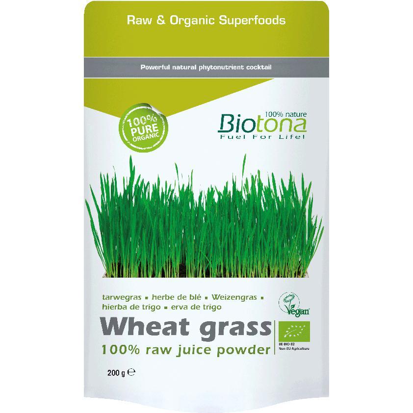 Biotona Wheat Grass Powder Raw