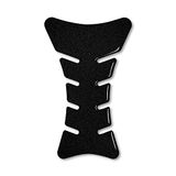 3D-tankbescherming voor motorfiets, sport, glitter zwart, 18 cm