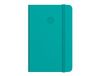 Antartik Notitieboek met elastiek, vaste kaft, A4 vellen, vierkant, turquoise, 100 vellen, 80 g, FSC