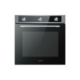 Inventum IOH6072RK - Inbouw oven - 72L - Zwart/RVS