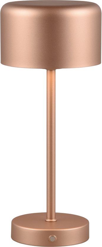 RL LIVE YOUR LIGHT REALITY JEFF - Tafellamp - Coffee - incl. 1x SMD 1.5W - Touch functie - Oplaadbaar - Dimbaar