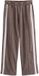 Next Dames Joggingbroek met wijde pijpen, wassing en kanten rand - Chocolate Brown