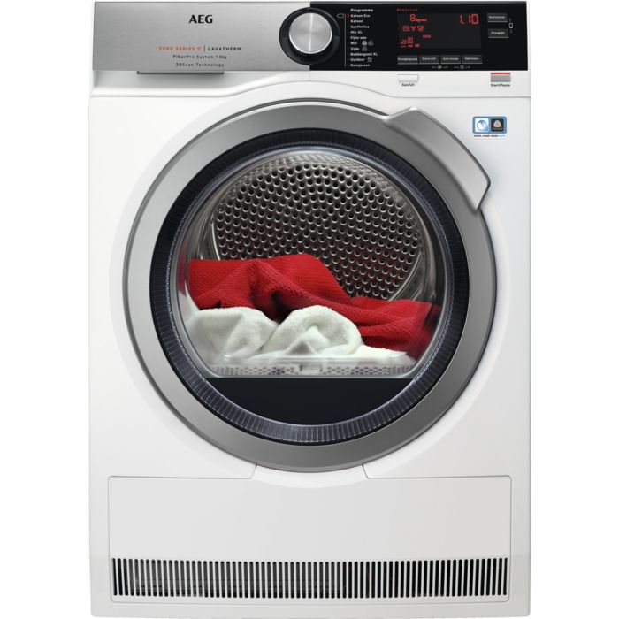 AEG T9DEN87CC Warmtepompdroger - 8 kg - A+++ - Wit