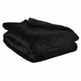 Poyet Motte Plaid microflanelle 130x170 cm Zwart
