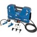 Scheppach Aircase Compresseur portable – 1100 W – Pression de 8 bars – Débit d'air élevé de 180 L/min – Réservoir de 2 L – Mobile et portable – Accessoires inclus Idéal pour le camping