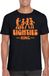 Bellatio Decorations Verkleed shirt voor heren - eighties king - zwart/oranje - jaren 80 - carnaval M