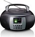 Lenco SCD-860BK - Draagbare DAB+/FM radio met Bluetooth, CD-speler en LCD kleurendisplay - Zwart