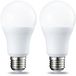 Amazon Basics LED E27 spiraallamp, 10W (gelijk aan 75W), warm wit, niet dimbaar - (verpakking van 2)