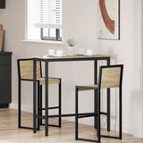 vidaXL Tafel Sonoma Eiken 100 x 40 x 100,5 cm Bois d'ingénierie et Acier