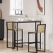 vidaXL Tafel Sonoma Eiken 100 x 40 x 100,5 cm Bois d'ingénierie et Acier