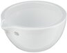 NeoLab E-1137 Porcelain Mortar with Spout, Rough, 125 mm x 63 mm, 220 ml
