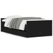 VidaXL Bedframe met lades, noir, 90x190 cm