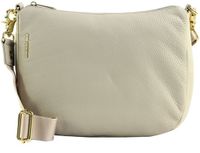 Mandarina Duck Mellow Leather Hobo Bag Cocoon Lichtgrijs