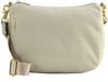 Mandarina Duck Mellow Leather Hobo Bag Cocoon Lichtgrijs
