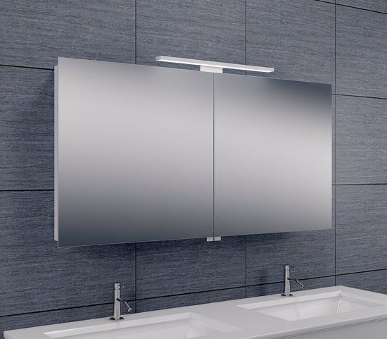Xellanz Excellence Bright Lucia Spiegelkast - 120x60cm - Aluminium - Met LED verlichting