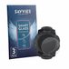 Savvies 3 Stuks Screenprotector voor Garmin Instinct 3 Tactical Edition (50 mm) - Transparant