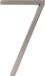 Distinctions 844707 Brushed Nickel Upgraded 5-Inch Floating House Number 7