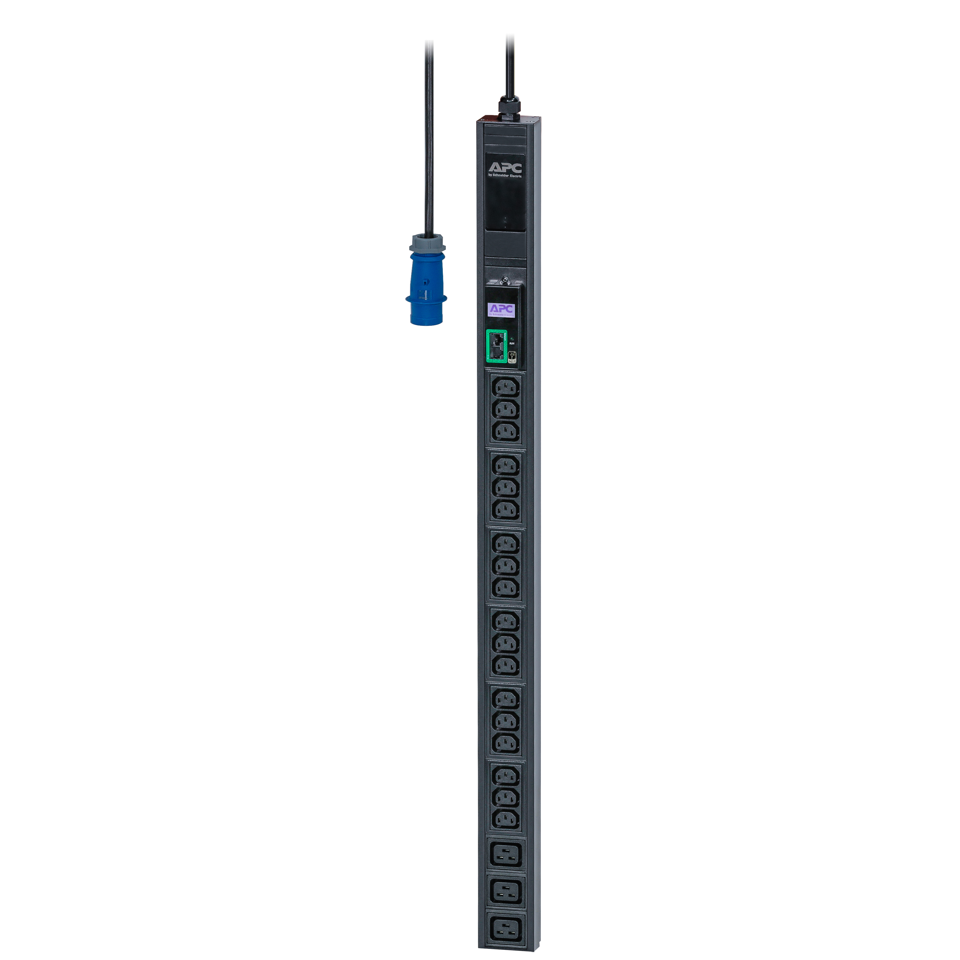 APC Easy PDU EPDU1116M, Metered, 0U, 16A, 230V,(18x)C13 & (3x)C19, IEC60309 16A stekker