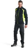 Blåkläder Service werkbroek met stretch zonder spijkerzakken 1495-1330 - Zwart/High Vis Geel - D120