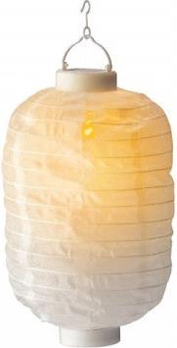 Lumineo Solar lantaarn nylon vlam effect Vlam