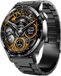 DrPhone ChronaX Smartwatch – 1.35” HD Retina Display – Bluetooth Bellen – SpO₂ Saturatie – Hartslag – Bloeddruk – Lichaamstemperatuur – HRV – Ademhalingsoefeningen – Rekenmachine – Voice Assistant – Telefoonzoeker – 200+ Sportmodi
