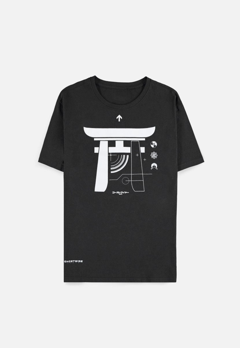 Difuzed Ghostwire Tokyo Heren Tshirt -M- Torri Zwart