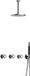 Hotbath Cobber - CW7067 - Inbouw Regendoucheset - Chroom