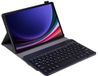 Just in Case Tablet Hoes met Toetsenbord geschikt voor Samsung Galaxy Tab S9 / S9 FE / S10 FE / S10 Lite - QWERTZ Bluetooth Keyboard Case - Zwart