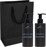 Claudius Cosmetics B.V. Douchepakket Hammam Herbal - Shower & Wash + Shampoo - 300 ml per fles - set van 2 stuks - met luxe gift tas - cadeau - giftset voor hem en haar