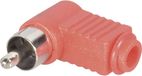 TRU COMPONENTS 1578909 Connecteur Cinch, coudé Nombre de pôles : 2 Rouge 1 pièce(s)