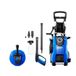 Nilfisk E 145.4 hogedrukreiniger Compact Electrisch 500 L/u 2100 W Zwart, Blauw