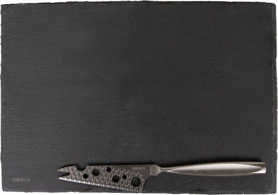 Boska Monaco Kaasset Leisteen - Kaasplank met Mesje - 33 cm