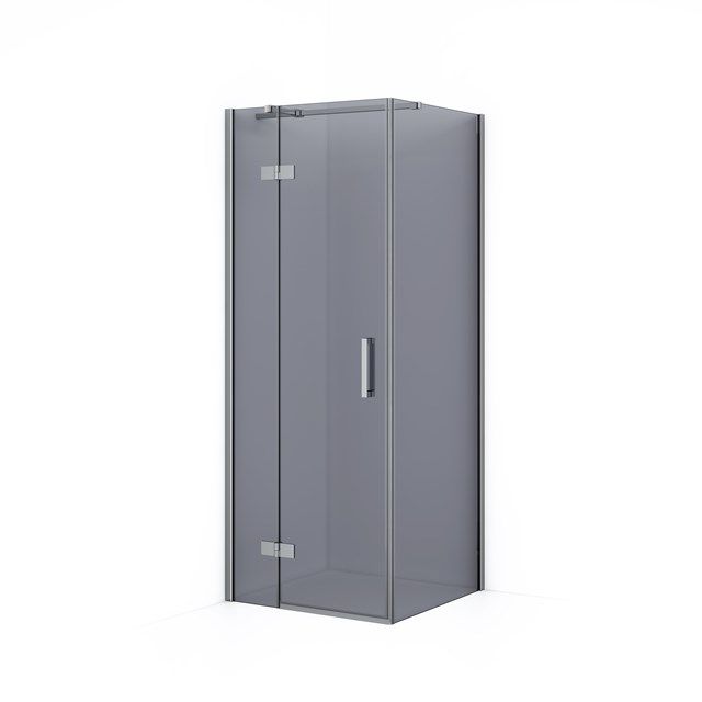 Maxaro Douchecabine Diamond 80x80cm 8mm Rookglas Veiligheidsglas Chroom