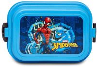 Seven Spiderman lunchbox, blauw, kunststof, met lepel
