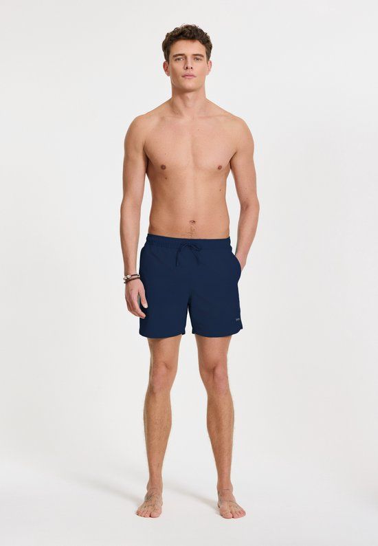 Shiwi The Sunshine Brand The Sunshine Brand Men NATE QUICK DRY swim shorts 5 inch solid Navy blauw