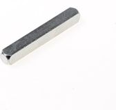 Maco Vierkant Stift tbv Hefschuifgreep met Kom Greep 78mm 30000 - Zilver, Metaal